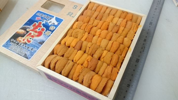 黄上】生ウニ(赤) 大弁当箱〈ヤマタ滝澤〉 | 魚ポチ | 飲食店専門の